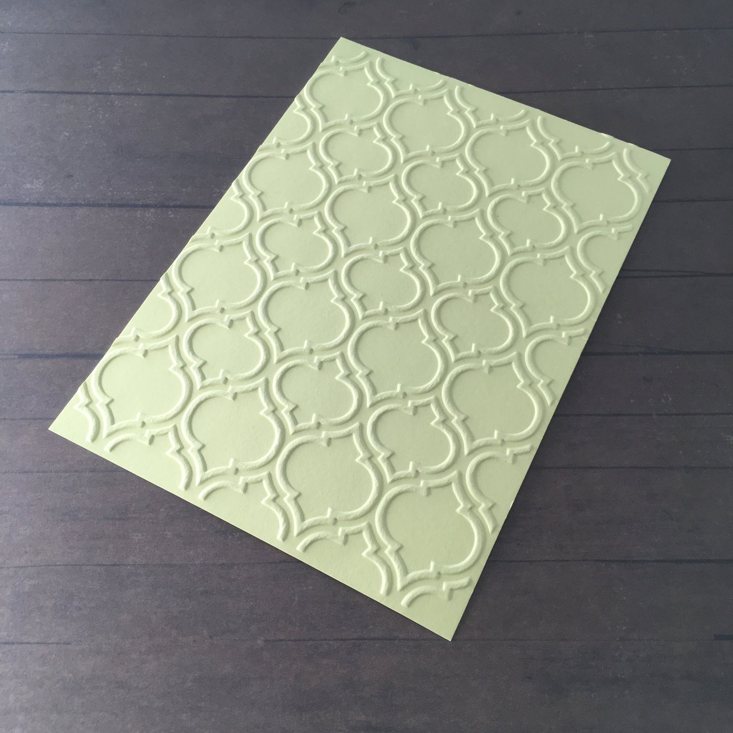 4 x Embossed Paper Cards – Components for Handmade Cards (10.5 x 14.5cm, Multiple Colours)