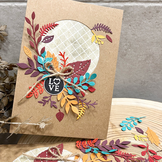 Handmade Embossed Greeting Card Making Kit – Birthday, Valentine’s, Mother’s & Father’s Day (5x7")