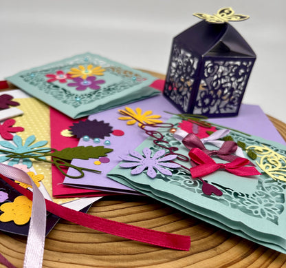 Kids’ Card Making Kit – DIY Birthday & Mother’s Day Cards + Mini Gift Box (3 Cards)