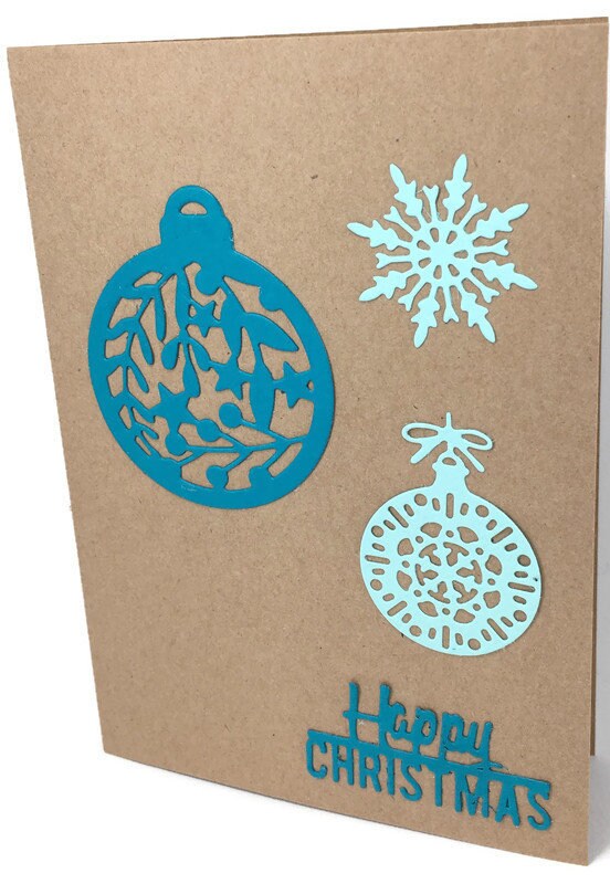 DIY Christmas Card Kit – Kraft Cards & Envelopes, Beginner Friendly (10.5 x 14.5cm)