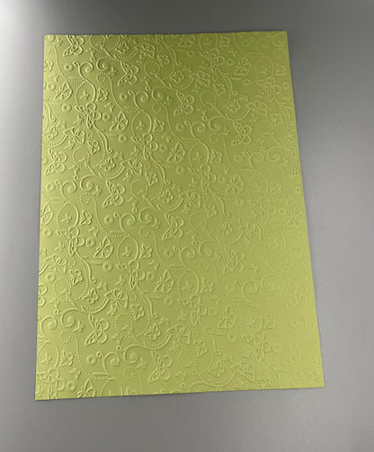 Embossed Butterfly Paper Cards – Components for Handmade Cards (Multiple Colours & Sizes)